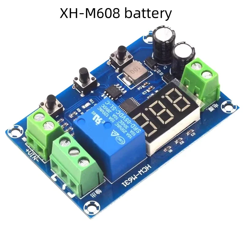 XH-M608 battery charging and discharging module voltmeter undervoltage and overvoltage protection timed charging and discharging