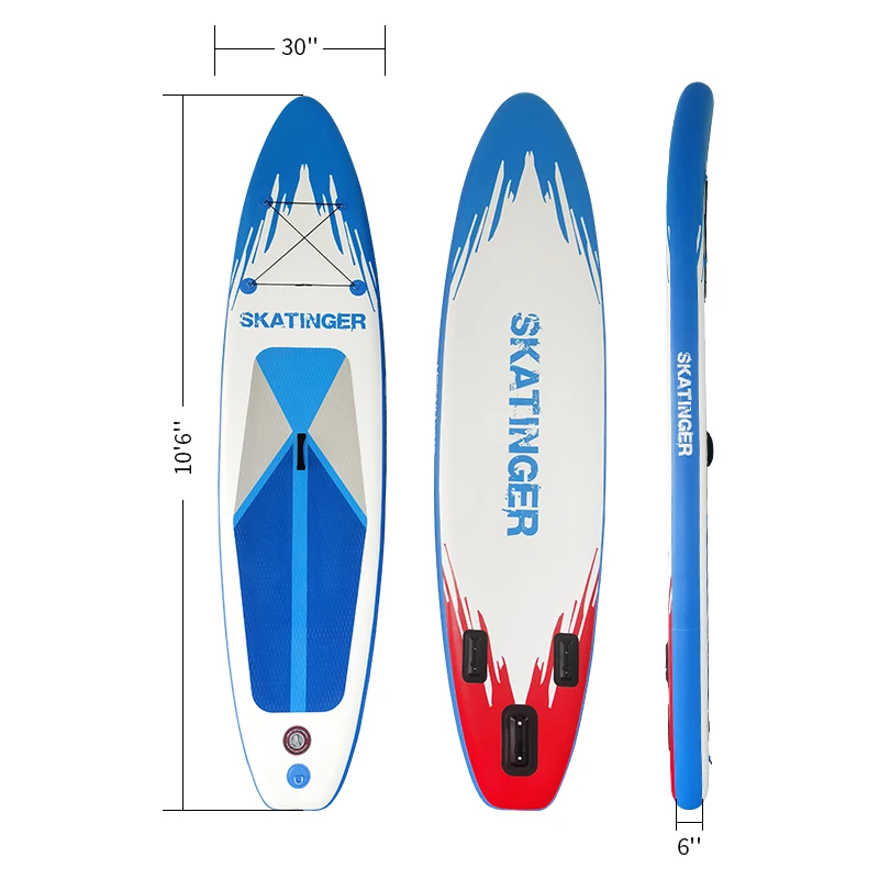 Skatinger Paddle Board aufblasbares Stand-Up Paddle Board Kit Hochwertiges aufblasbares Paddle Board