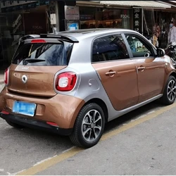 For Mercedes Smart fortwo 453 451 Spoiler ABS Material Car Rear Wing Rear Roof Spoiler For Benz Smart fortwo 453 451Roof Spoiler