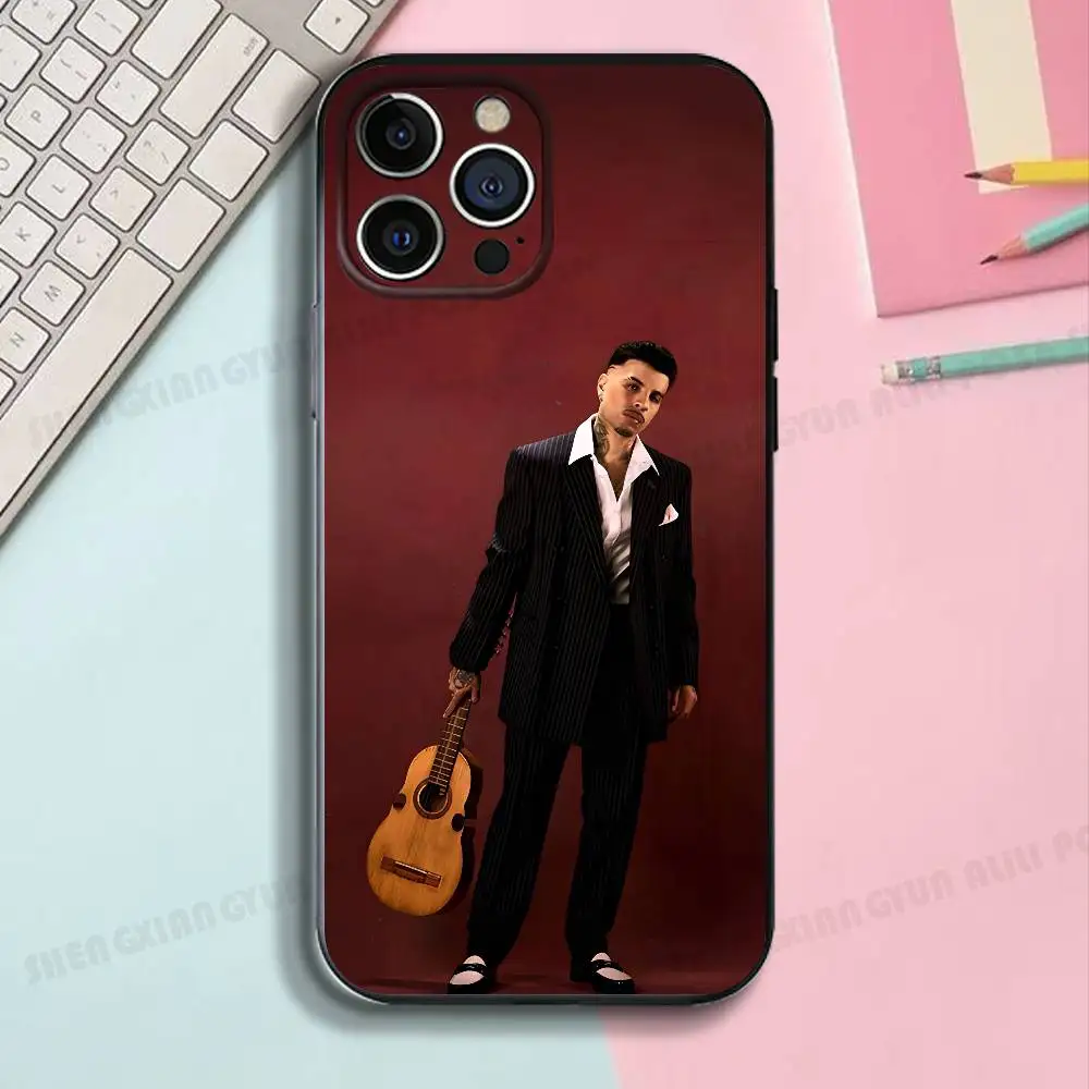 Singer R-Rauw A-Alejandro Silicone Soft Phone Case For IPhone17,16,15,14,13,12,11 Pro Max Plus mini XS XR SE Cover