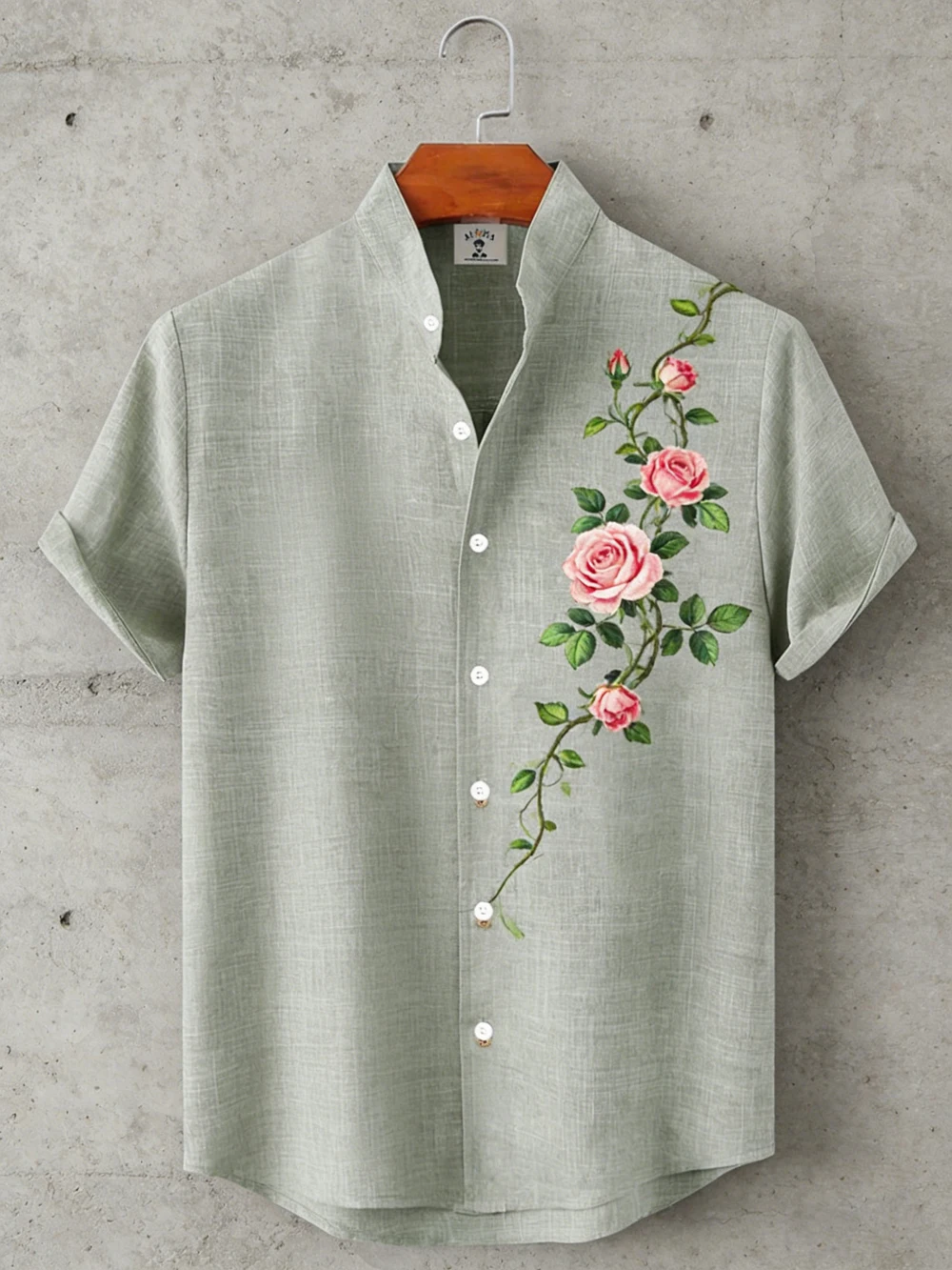 

Men's New Ethnic Totem Natural Pattern 3D Printed Linen Casual Shirt Hawaiian Outdoor Activity Short-sleeved Clothing Men Foryou