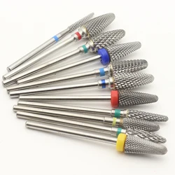 1pcs Quality Carbide Tungsten Nail Drill Bit Manicure Drill For Milling Cutter Nail Files Buffer Nail Art Equipment Accessory