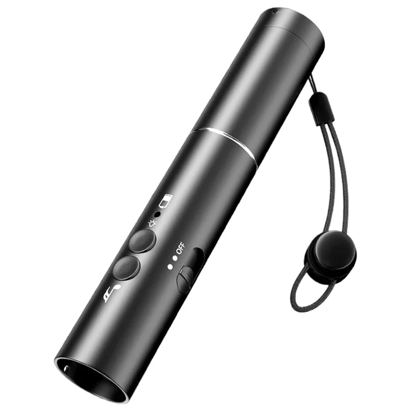 N82R Sports Whistle Handheld Flashlight With USB Charging, Electronic Whistle For Football Soccer Lifeguard Classroom