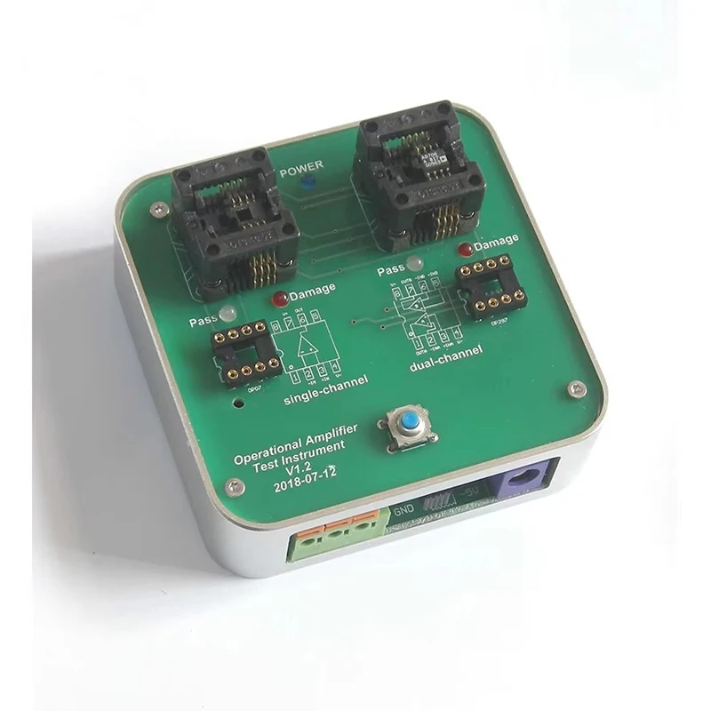 

Operational Amplifier Tester Instrument Tester 5.5V-28V Suitable for Single Dual OP AMP