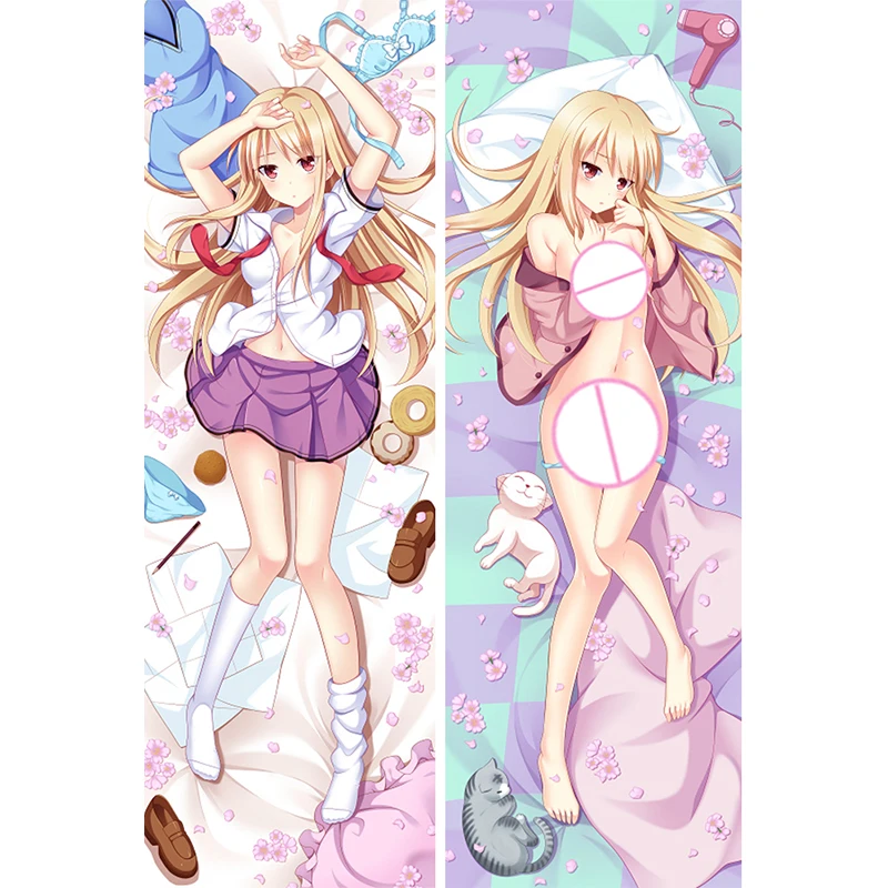 

Dakimakura Anime Shiina Mashiro 2 Side Printed Hugging Body Pillowcase Cushion Bedding Decor Pillow Cover 2024