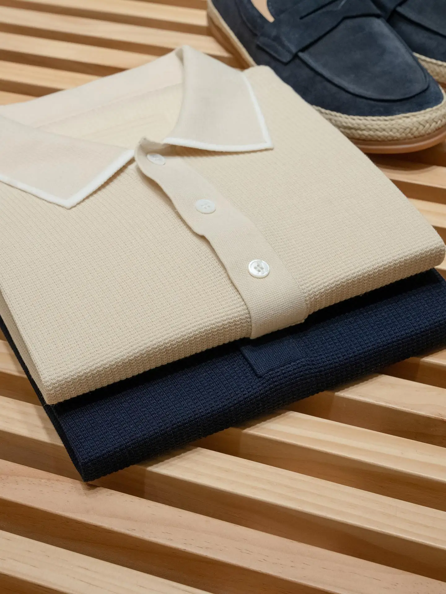 Linen-lyocell Blend Old Money Style Men's Casual Collar Short Sleeve Polo Shirt