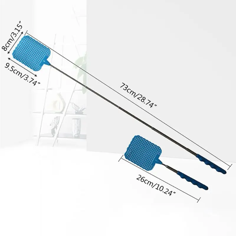 5 pz Allungabile Scacciamosche Prevenire Zanzare Insetti Killer Controllo Dei Parassiti Racchetta Telescopica Strumenti 45BE