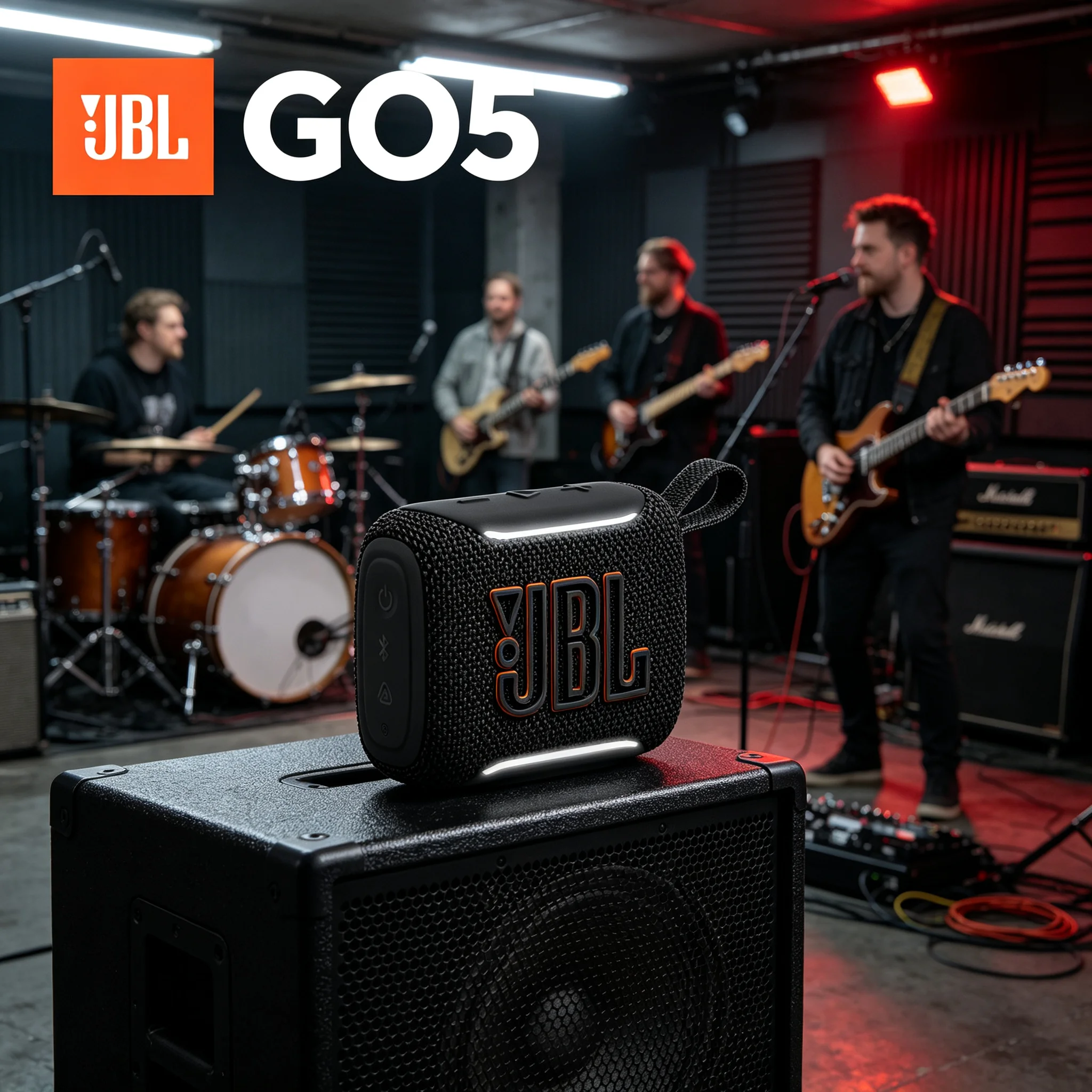 JBL GO5 Premium Pocket Sound Speaker With Stable Bluetooth And Bass, IP68 Dustproof Outdoor Party Speaker