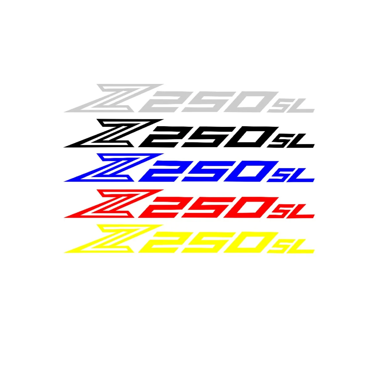 

A pair General Purpose Motorcycle Waterproof Reflective sticker Waterbird modification for kawasaki Z250SL Z250 SL