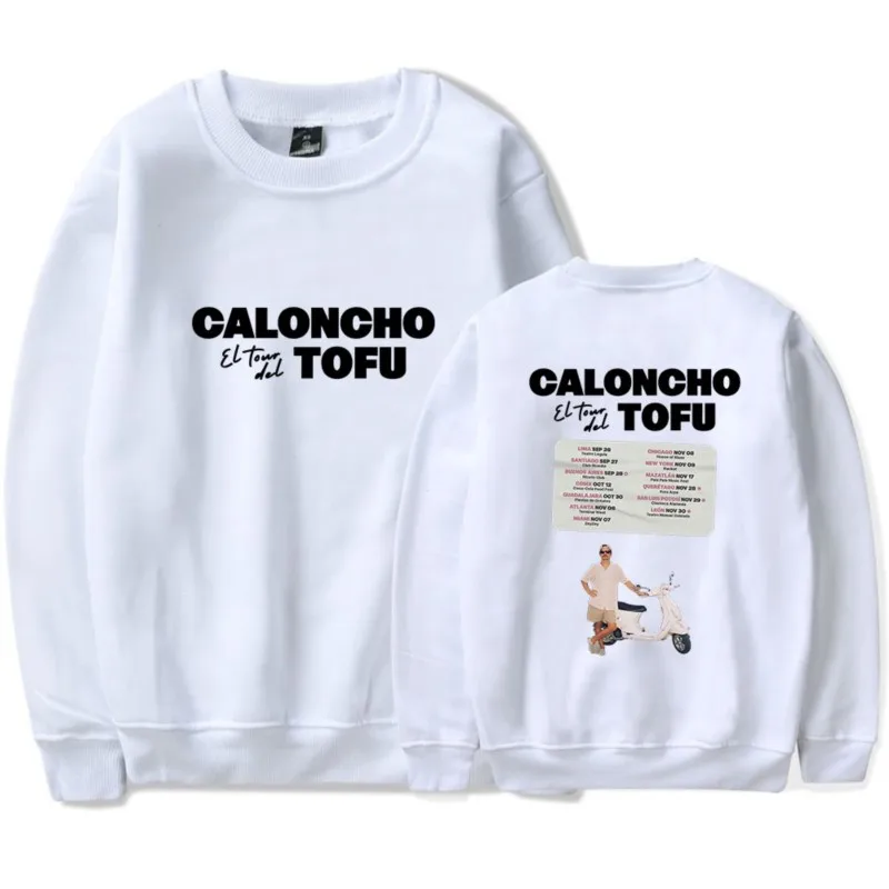 Caloncho Tofu Tour Long Sleeve Crewneck Sweatshirt Merch For Women/Men Unisex Winter Fashion Streetwear