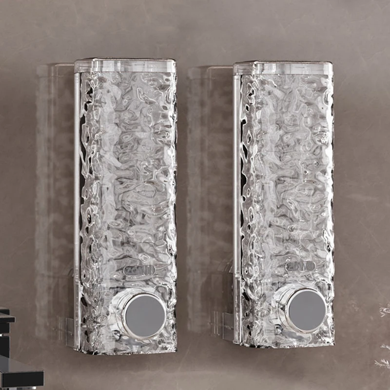 

450ML No-punch Suction Cup Soap Dispenser Wall-mounted Hand Sanitizer Bottle Press Shampoo Bottle For Bathroom And Kitchen