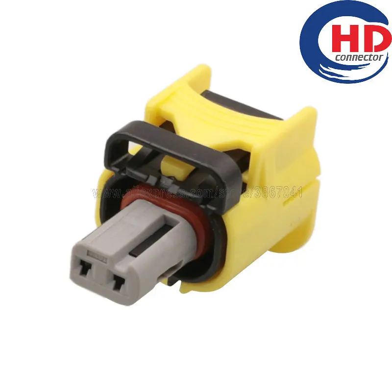 

2pin auto waterproof electric plastic wire harness connector 909810-12F74