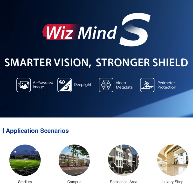 Dahua WizMind 4K HDW5842TM-ASE S3 Smart ETPZ AcuPick Conteggio persone Telecamera IP con microfono Allarme Porta audio IR 50m Rilevamento audio