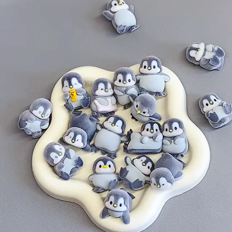 

【In Stock】Blind Box Cute Penguin Apou Glacier Daily Series Flocked Art Toy Blind Bag Collectible Lovely Gift Adult Collectors
