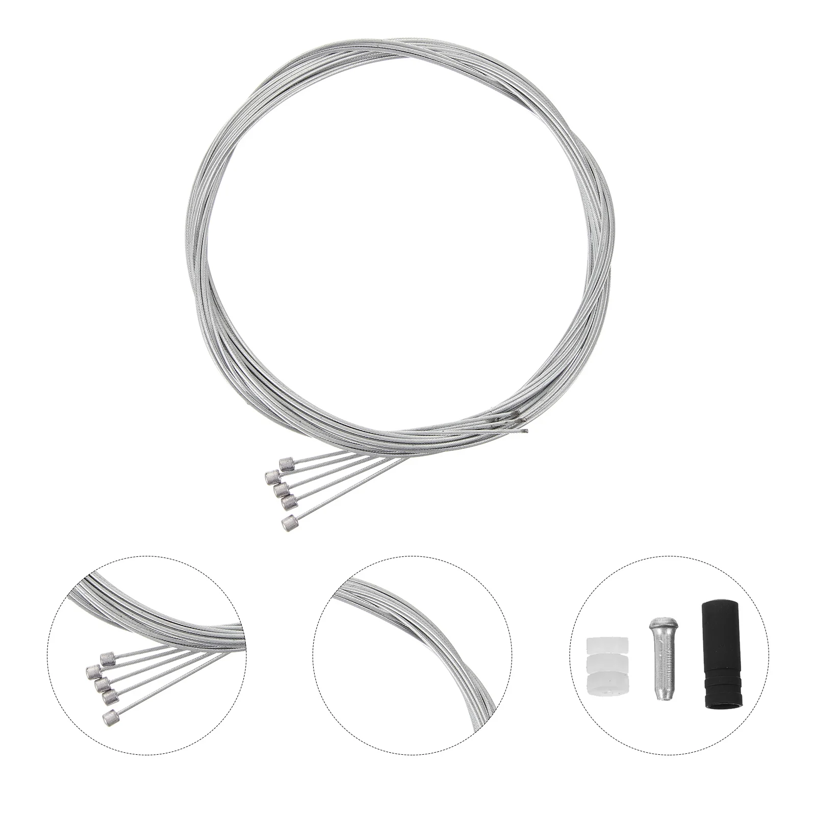 

4 Pcs Bicycle Brake Cable Strong Bike Cables Kit Standard Wire Stainless Wear-resistant