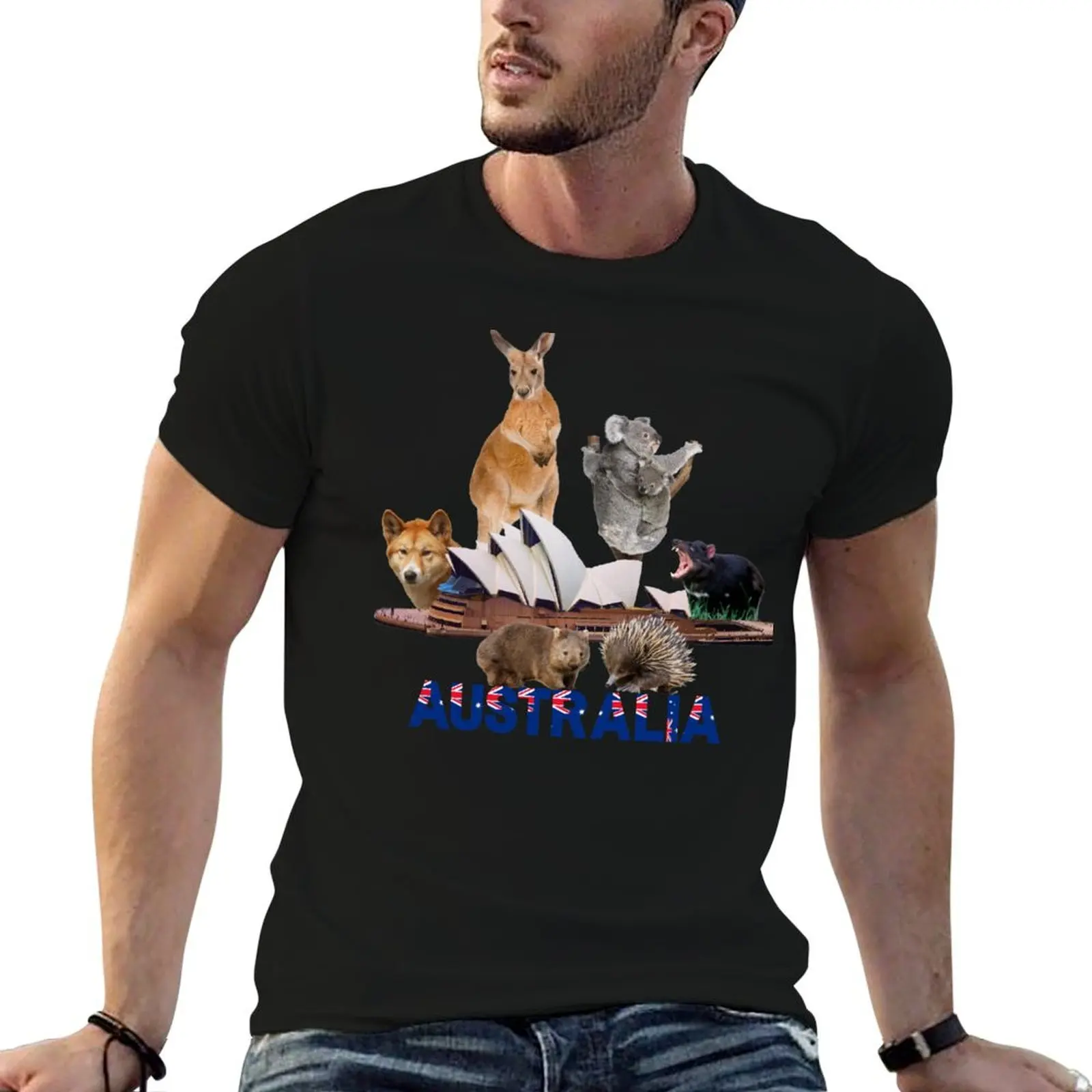 Australian Native Animals, Australia Day T-Shirt Quick Dry Fishing T-Shirt