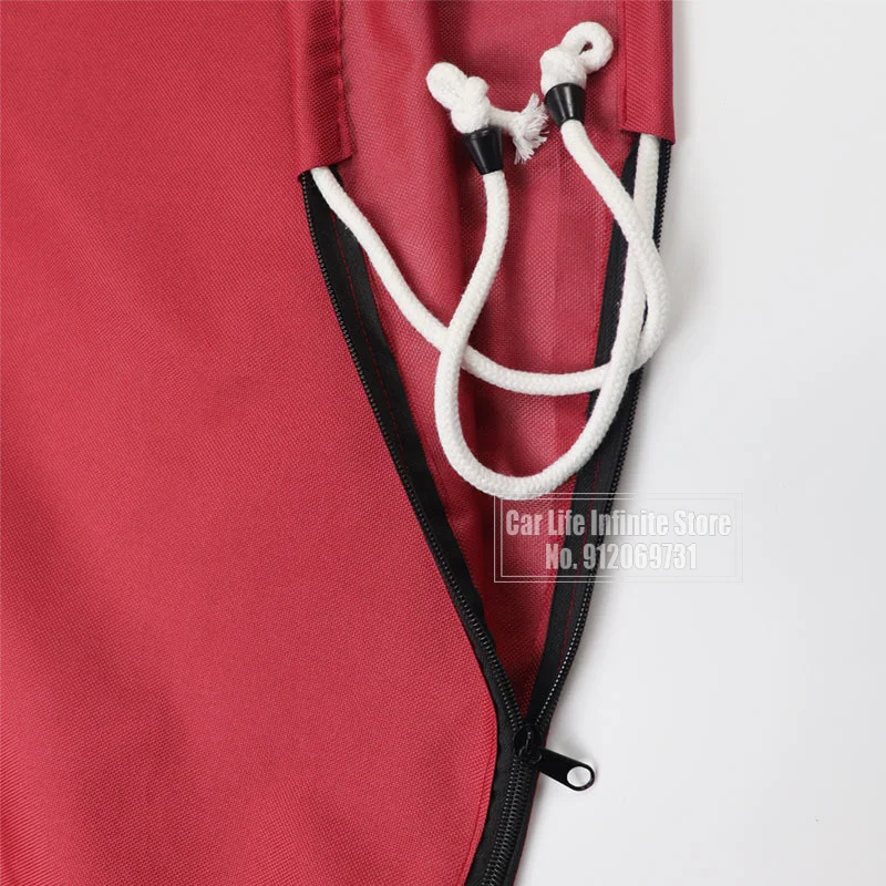 600D 6-225HP قارب كامل محرك خارجي غطاء المحرك حماية مقاوم للماء ظلة الغبار واقية لمحرك 6-225HP الأحمر