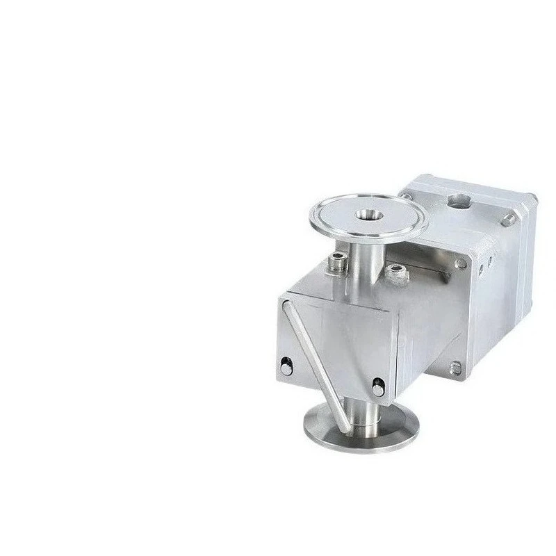 Small metering gear pump laboratory cooling large flow thick pulp filling gear pump precision quantitative dosing metering