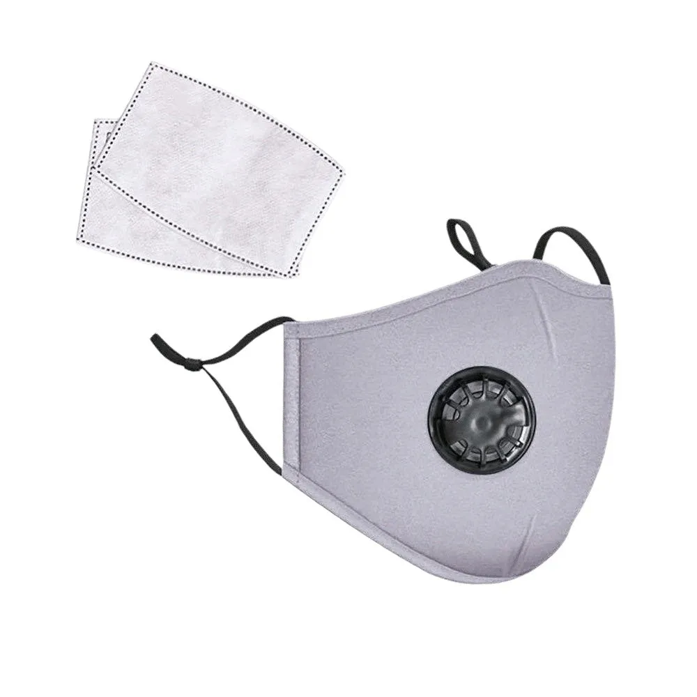 Reusable Windproof Face Mask Pluggable Gasket Filter Cycling Protective Mask Anti Fog Lightweight Sports Dustproof Mask Riding