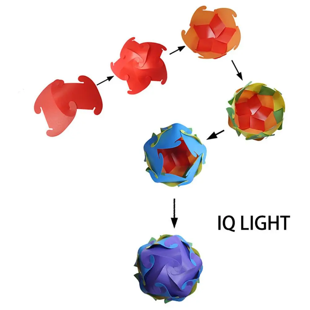 Moderno criativo diy para pendurar lustre iq luz suprimentos lâmpada decoração cobre acessórios de iluminação abajur