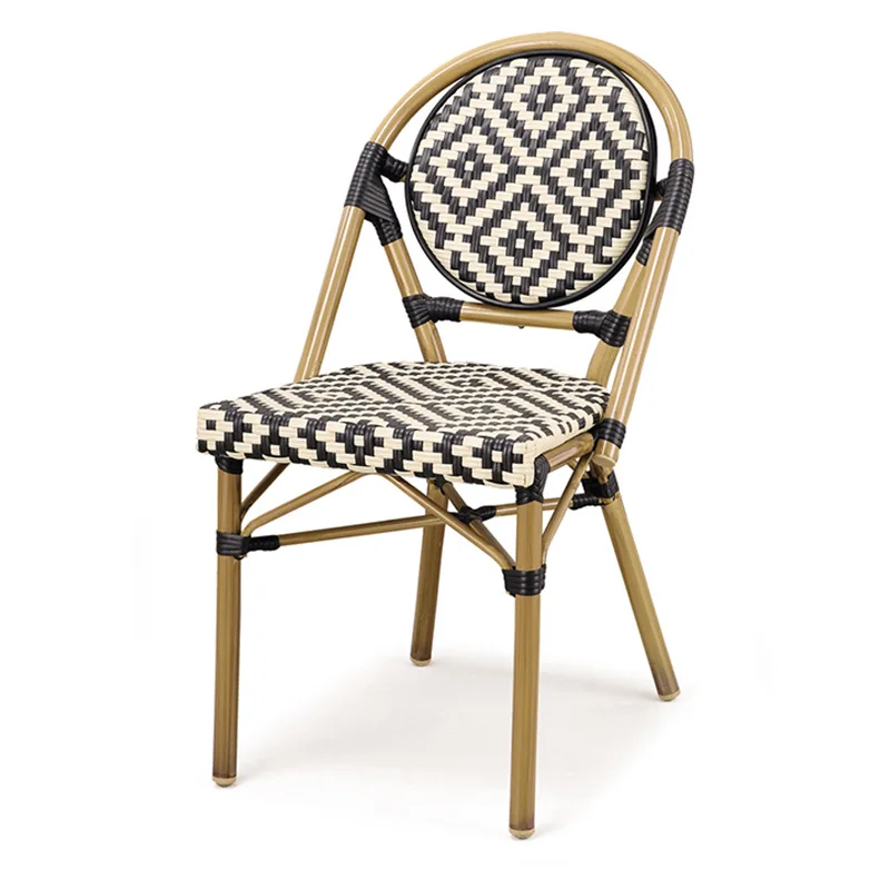 

Экологичный складной обеденный уличный стул с бамбуковой отделкой