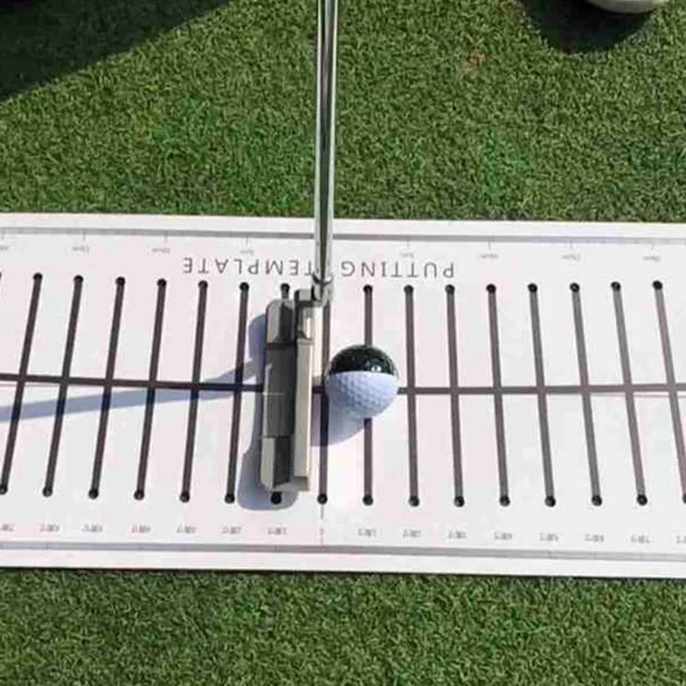 L68A-15 grad Golf Putter Putting Matte Trainer Indoor Putting Green Pad Ausrüstung Golf Schlagen Ziel Linie Training Aids