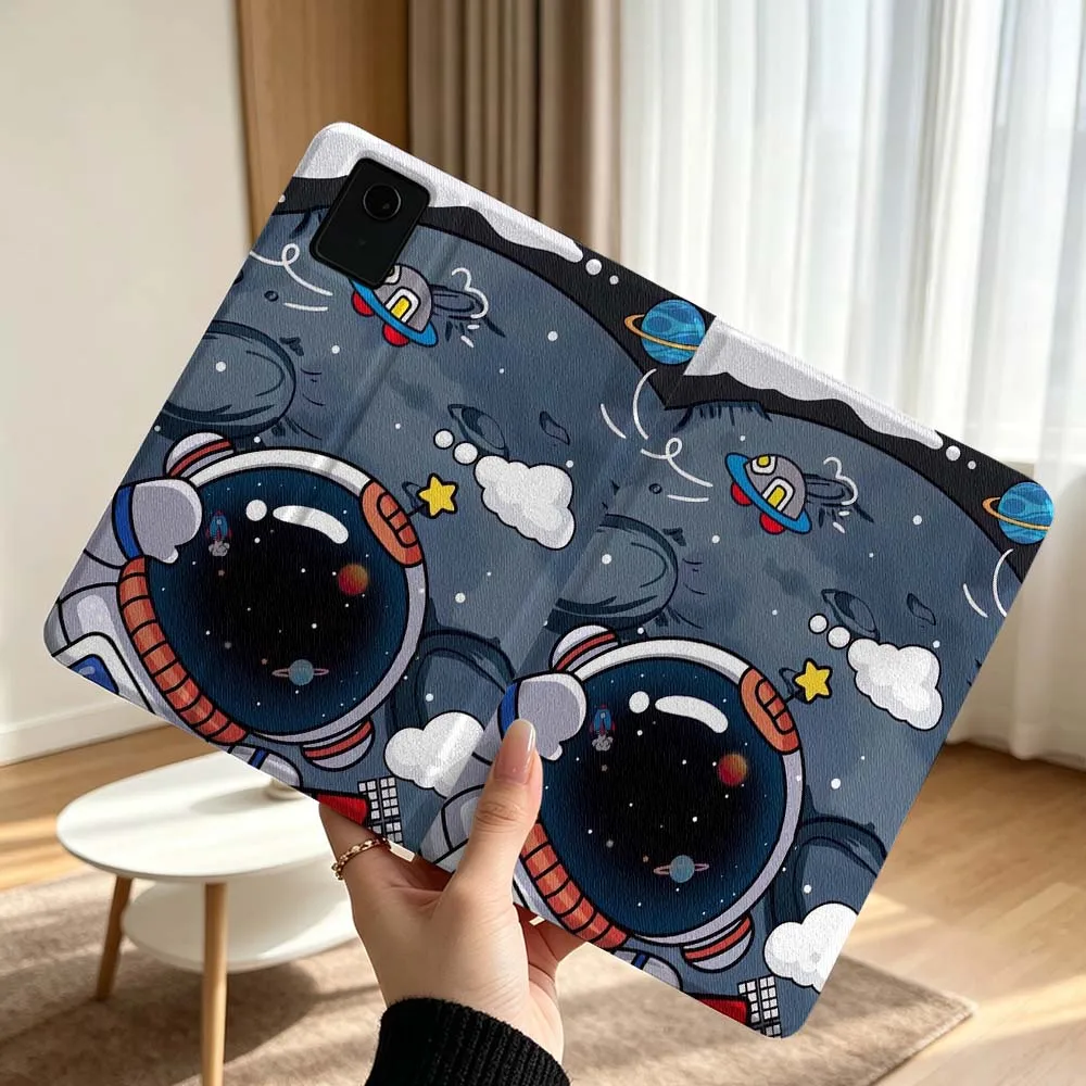 Cute Cartoon Astronaut Art Soft For Lenovo Xiaoxin Pad Pro Tab P12 P11 11 13 11.2 inch K11 Plus Pen Tray Tablet Case