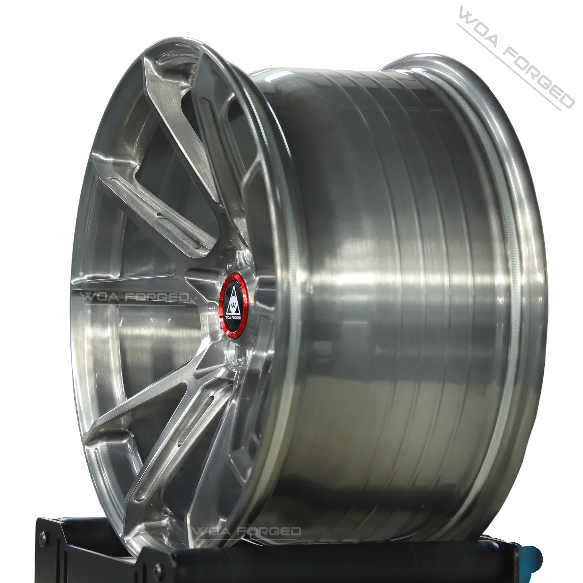 For Round Point Forged Aluminum Wheel Brushed Gray19 20 21inch Deep Concave 1-piece 5X112 5X108 Mesh Design M Performance for M2