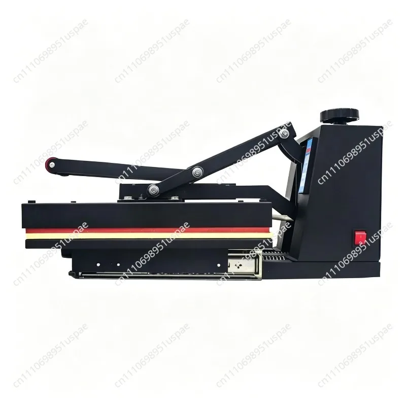 38*38cm stainless steel slide rail heat press machine for heat transfer printing on apparel