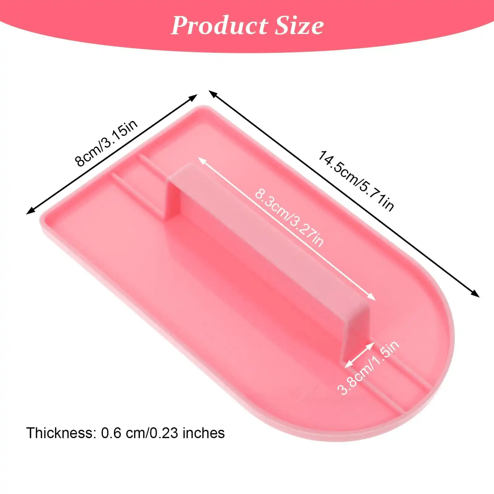 1PC Cross border Baking Plastic Scraper, Kitchen Cake Cream Flatner, Home Decoration Quick Fixing Device, Commercial Tool