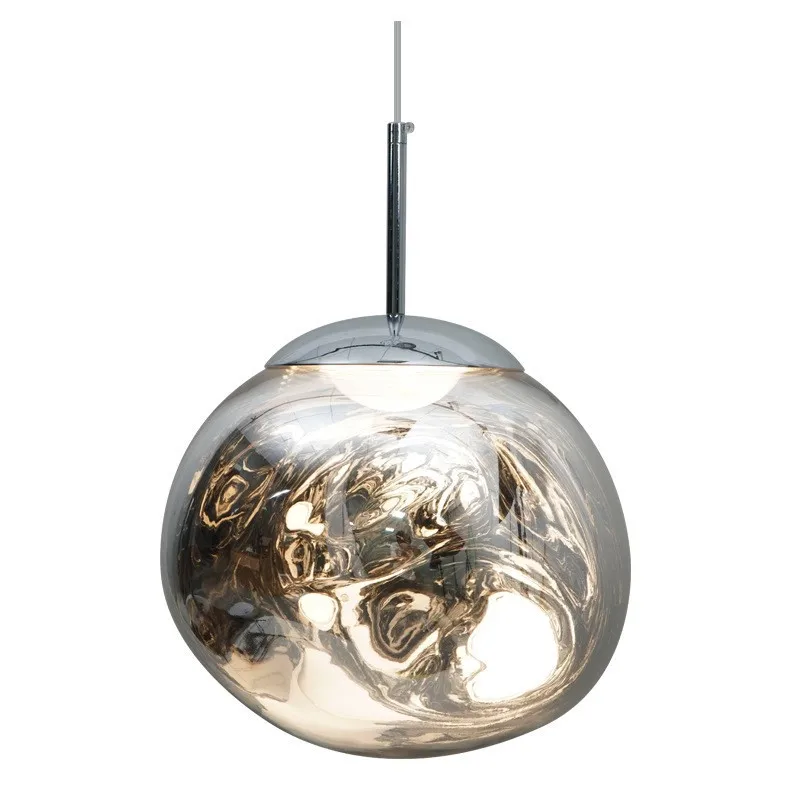 

Lava chandelier empty living room high-end dining room light duplex loft villa stair light