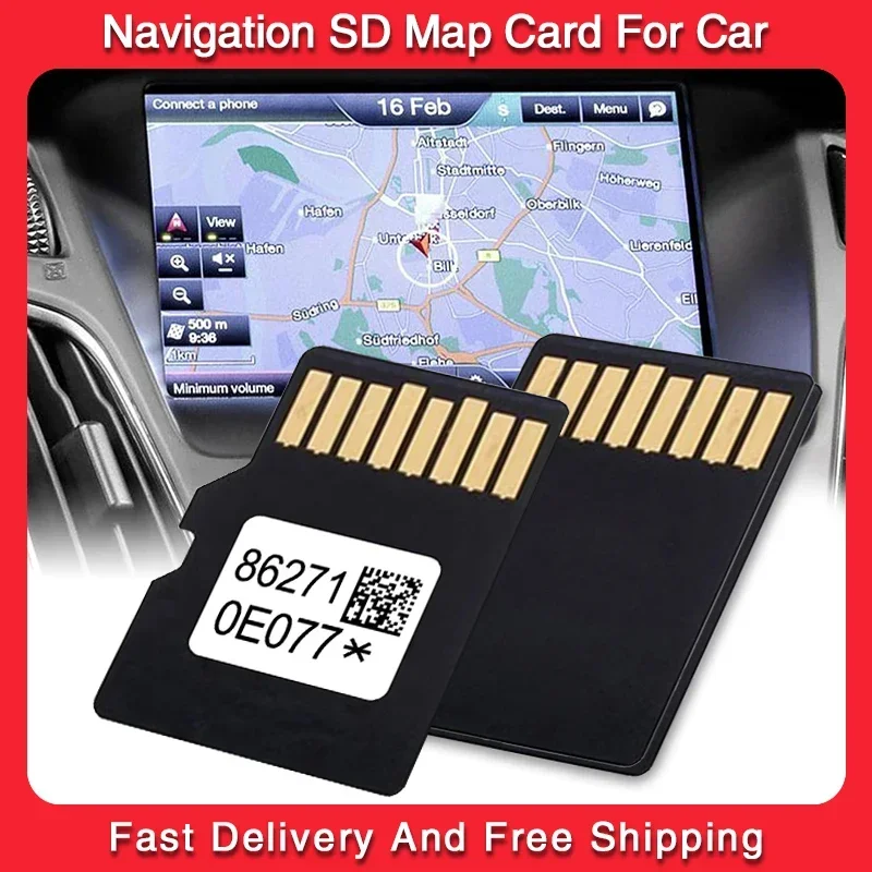 2025 Latest Update for Toyota Navigation Card OEM 86271-0E077 Prius 4Runner Accessories USA CAN