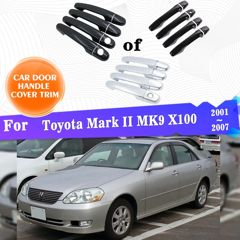 Car Outer Door Handle Covers Trim For Toyota Auris Corolla Blade 2007~2012 2008 Cover Exterior Style Car Cap Sticker Accessories