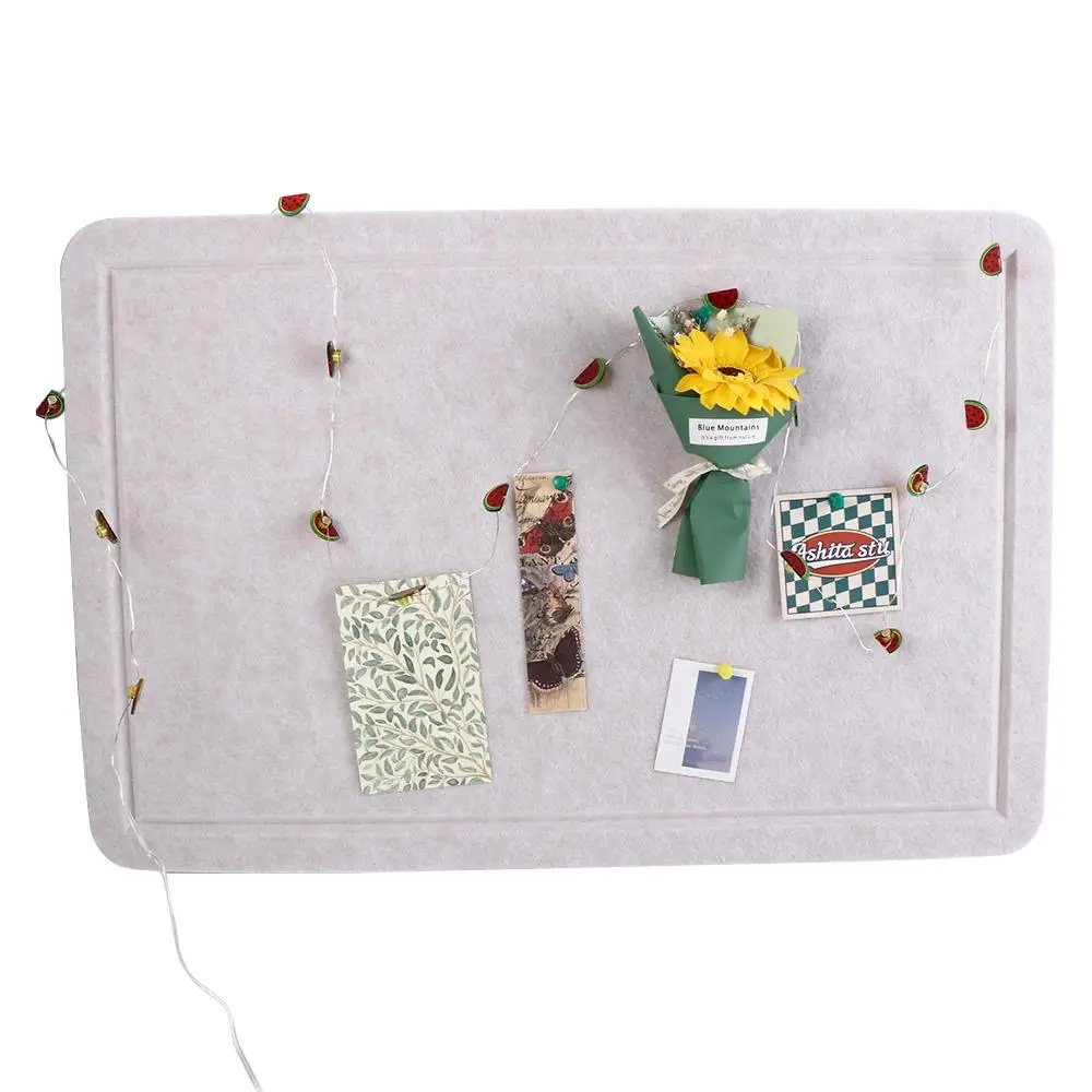 Soundproof panel Photo Background Board Background Wall Painting Works Felt Display Board Message Notice Message Board Walls