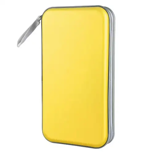 Media Storage Box 80 Capacity CD Case Holder Hard Plastic Storage DVD Case Zipper Portable CD Case Wallet CD/DVD Album - Image 11