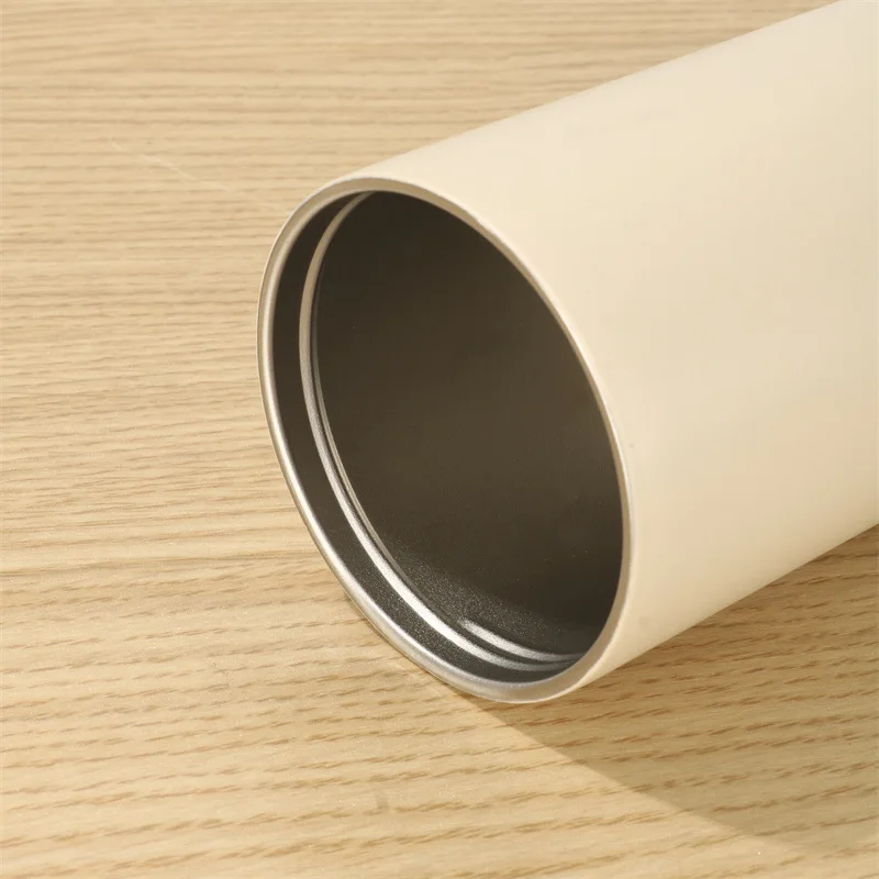 Double Wall 304 Stainless Steel Coffee Tumbler with Ring Handle, Thermal Insulated Travel Mug for Work/Outdoor