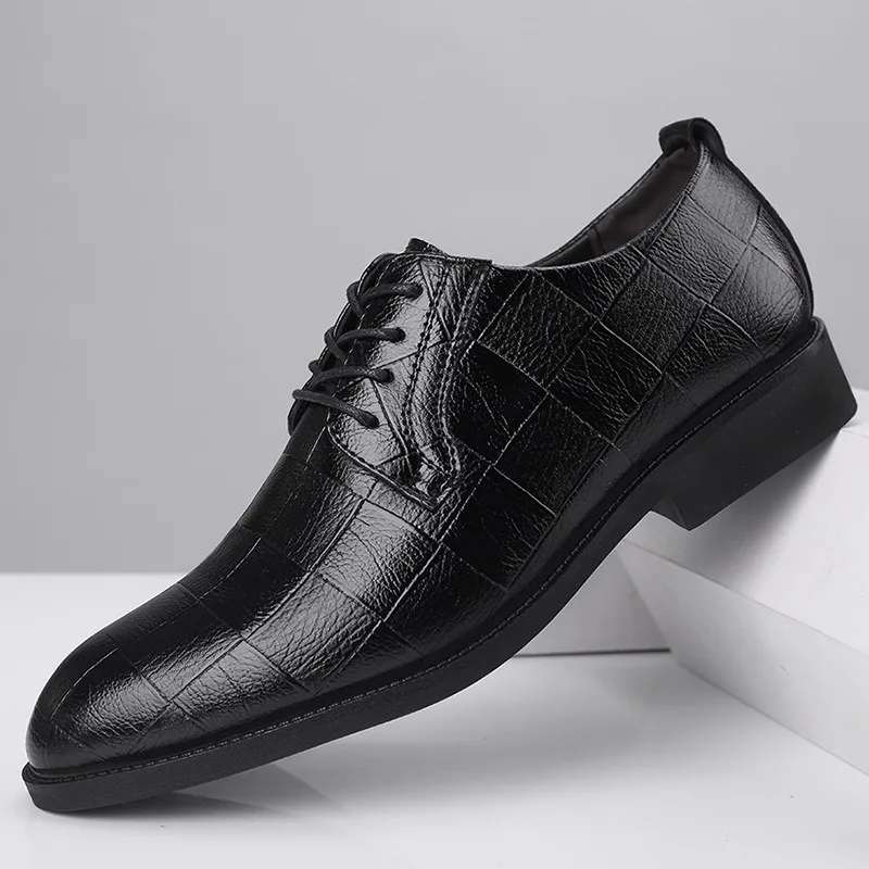 italian wedding shoes derby suit dress shoes for man casual business office shoes man scarpe eleganti uomo