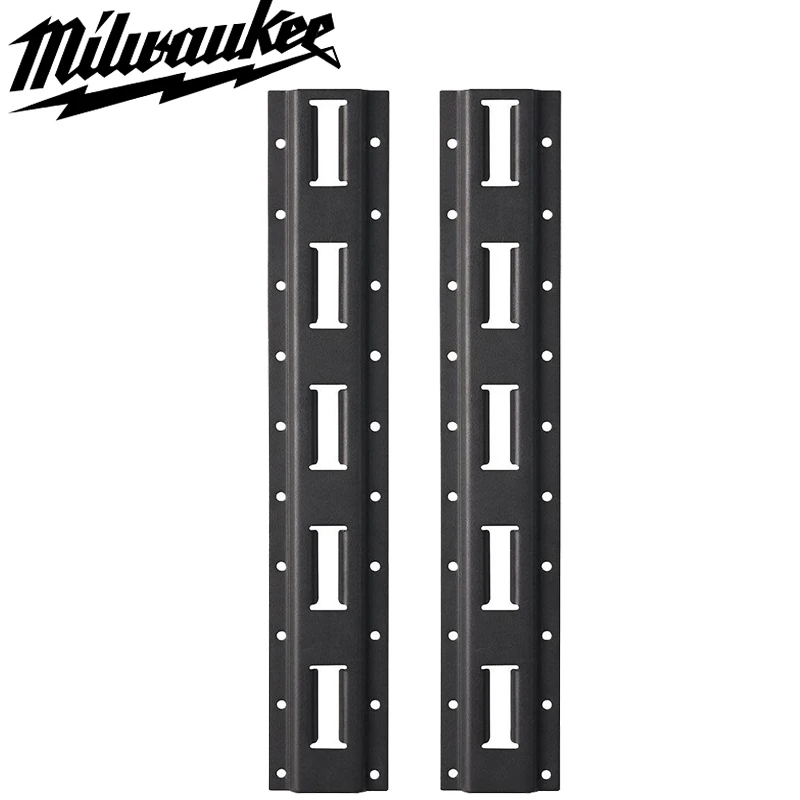 Milwaukee 48-22-8482 2 шт., 20-дюймовый вертикальный E-Track Five Ard, прочный слот, упаковка для хранения инструментов™Полки для стеллажей