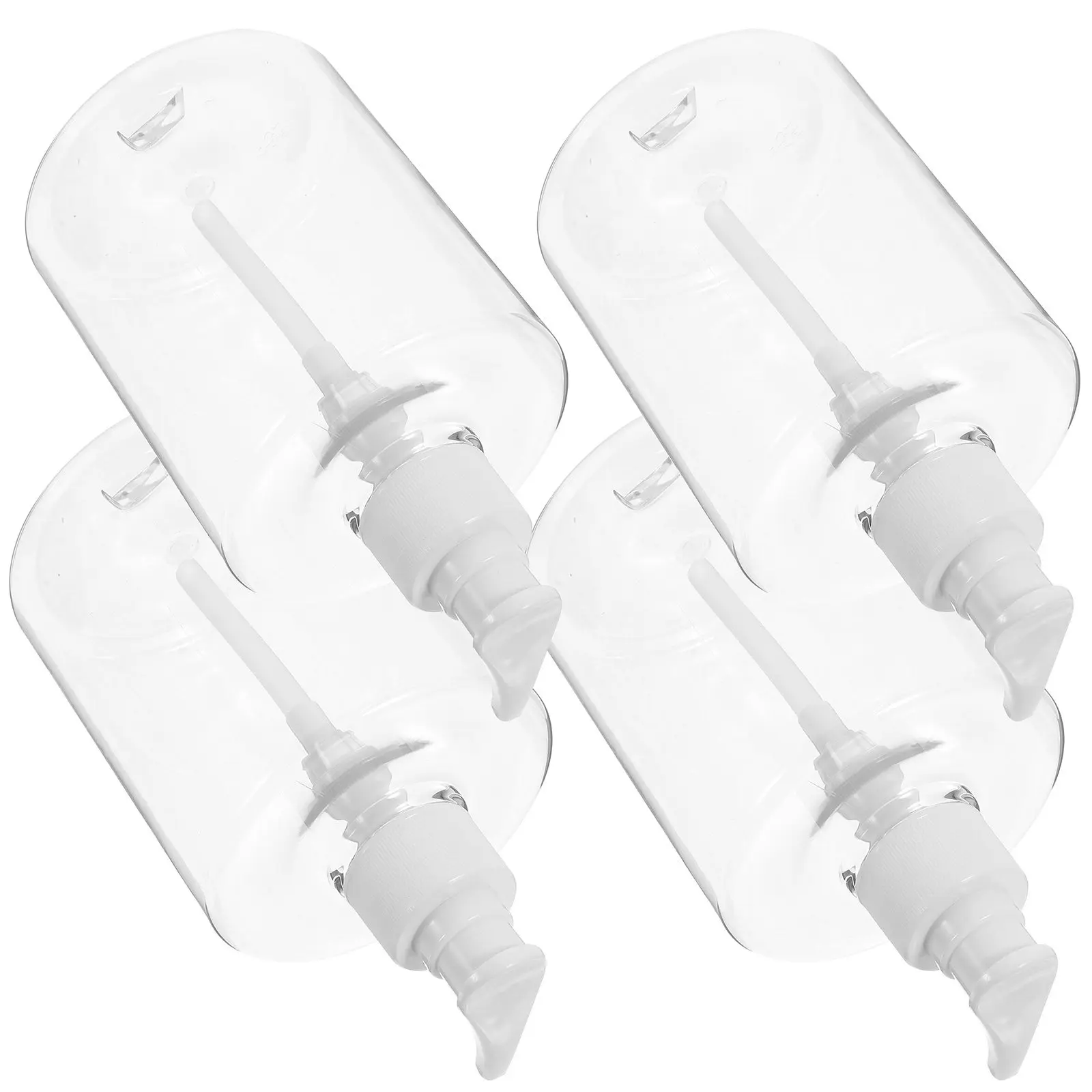 

Набор из 4 портативных флаконов-дозаторов для лосьона, прозрачные диспенсеры для мыла, многоразовые бутылки для шампуня, пластиковые дозаторы для жидкостей для использования в ванной комнате