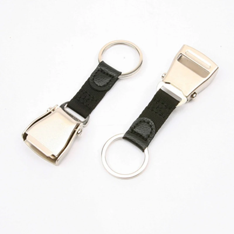 Airplane Seat Belt Key Ring Buckle Pendant