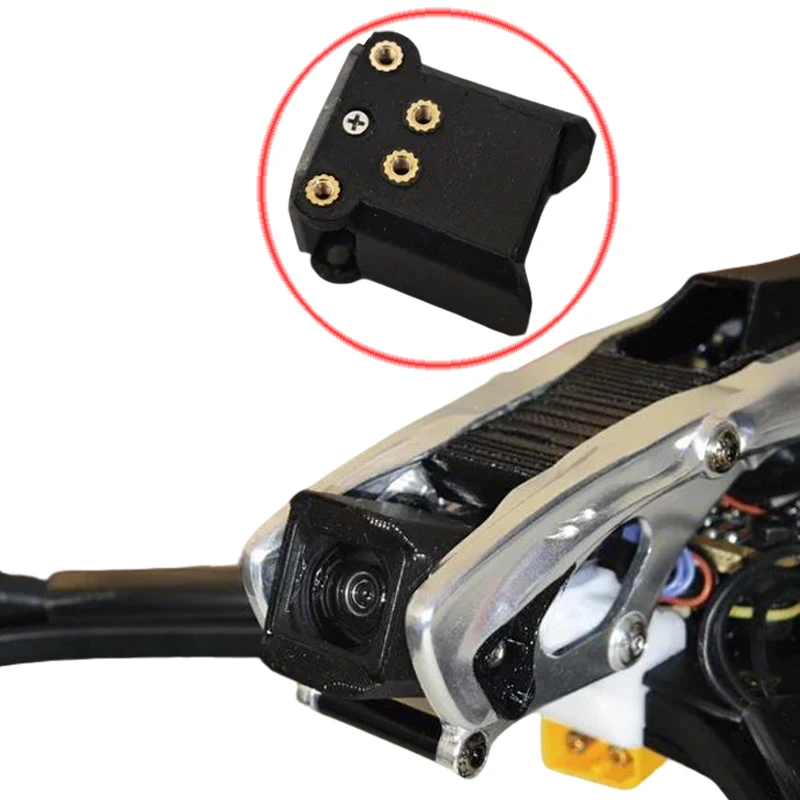 For DJI O4 Air Unit Lens Hood Compatible with Pocket1/2 Wide-angle Lens Enhanced Field of View High-Hardness PETG No-Wobble Fit