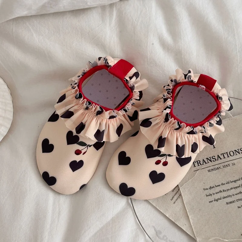 2026 New Girl Beach Shoes For Boy to 2-7Y Printing Kids Children's Summer Shoes Sports and Anti Slip Sneakers