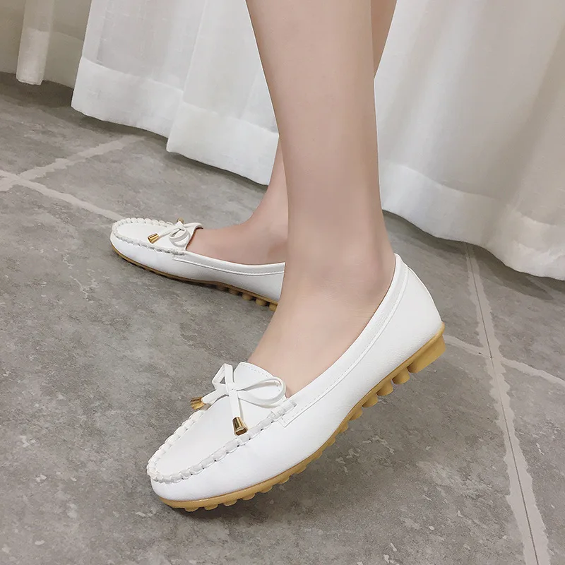 

2025 new fashion, casual, durable, versatile and trendy loafers, bean shoes, women's flat casual shoes