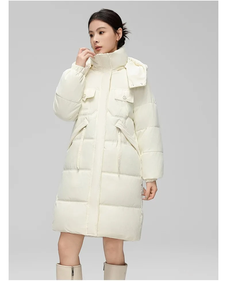 2025Jacket Lady Long Sleeve Zipper Thick Warm Outwear