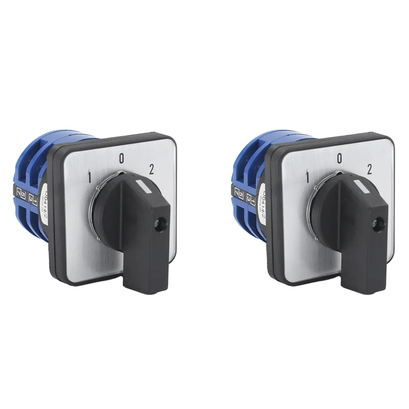 

ABJI-2X Changeover Selector Switch 3 Positions 8 Terminals Universal Rotary Cam Selector Latching Switches 32A