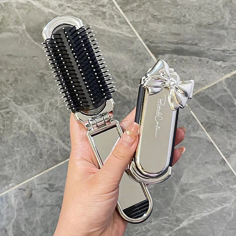 Foldable Air Cushion Combs Women Scalp Massage Comb Portable Hair Brush Hollowing Hairdressing Tool Massage Brush