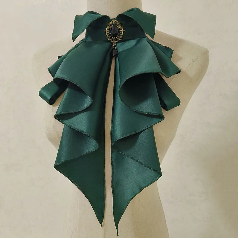 

Съемные воротники в стиле Лолиты, оригинальные роскошные винтажные элегантные воротники принца, сценический костюм высокого класса, аксессуары для галстука, воротник с цветами