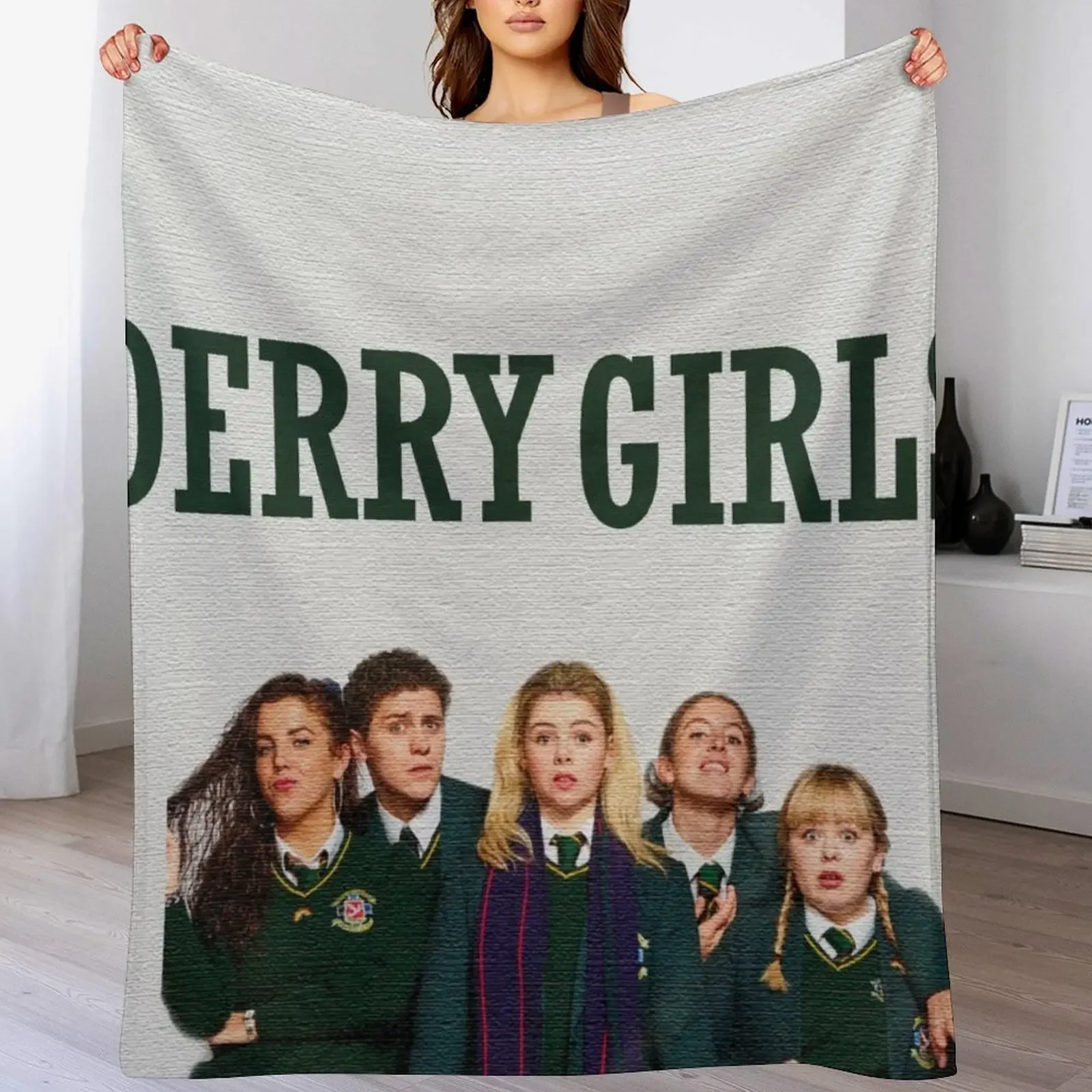 derry girls Throw Blanket Plaid Blankets For Sofas Blankets