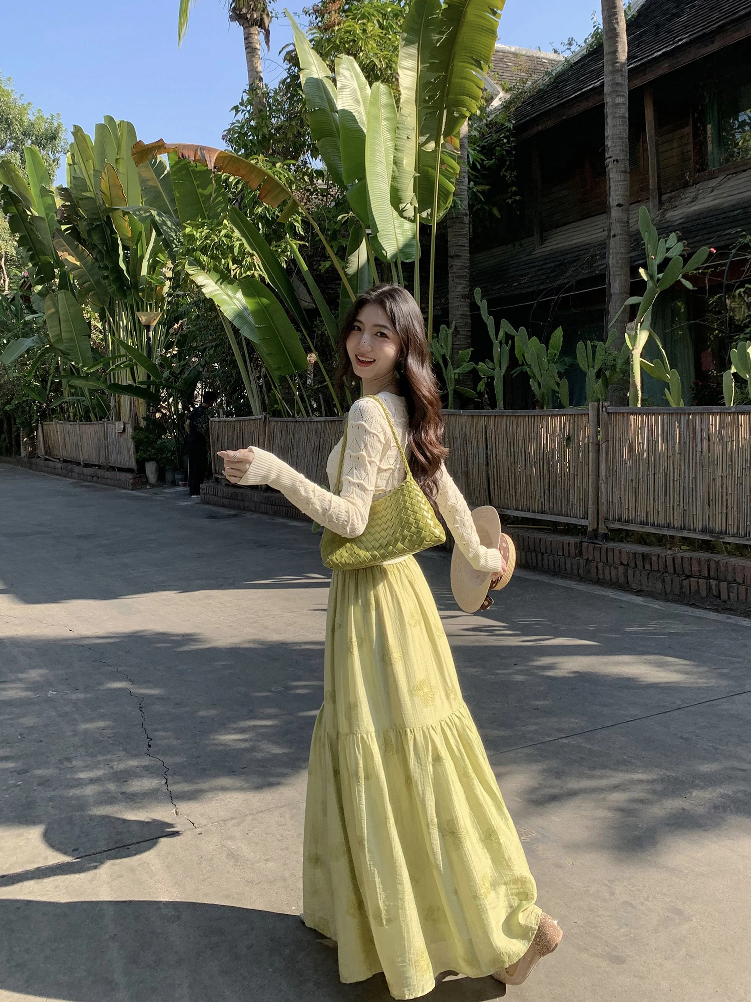 

Юбка MULVAN с оборками и воланами, женская, дизайнерская, А-силуэт, длинная, из волокна Lenzing