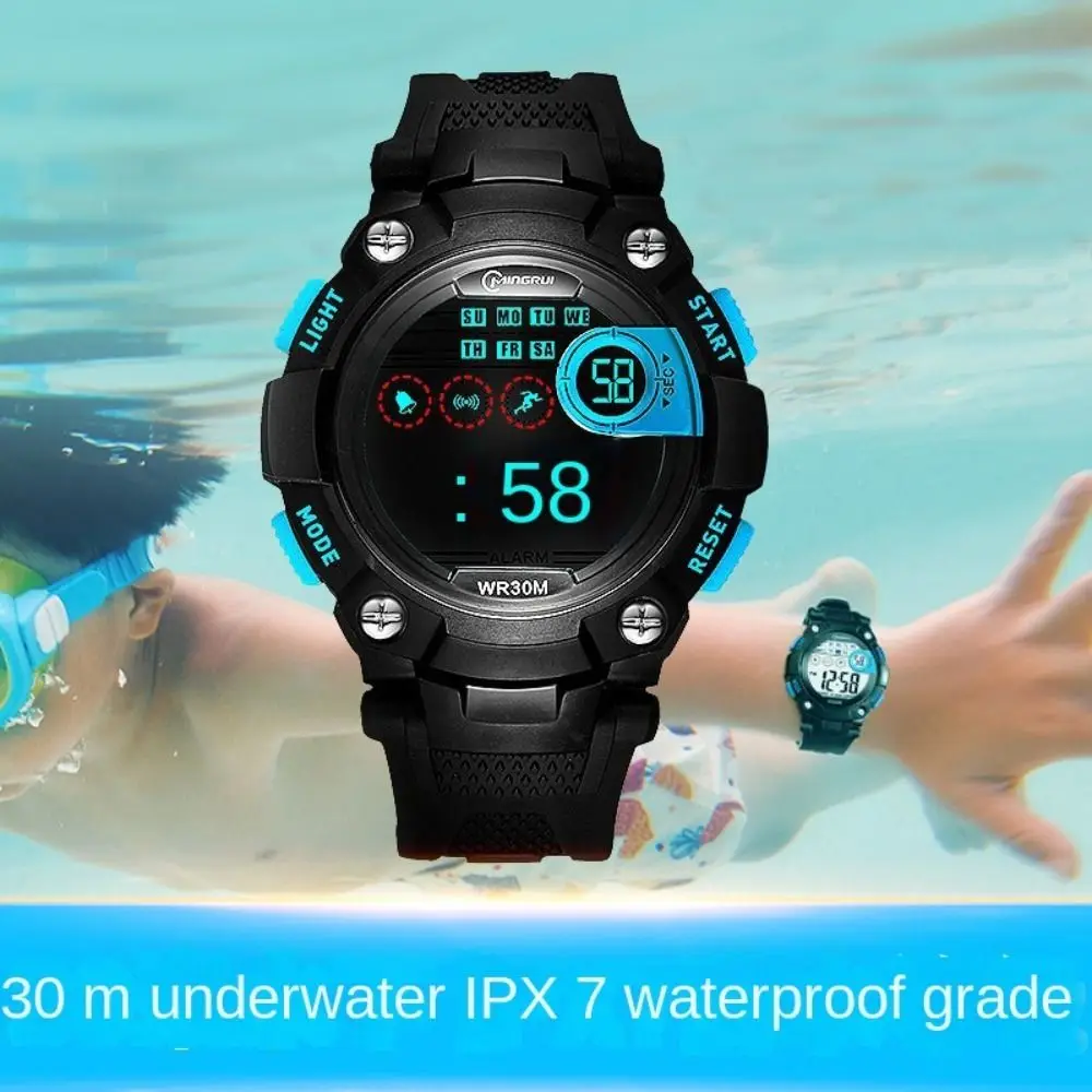 

High Quality 30M Waterproof Electronic Watch Multifunctional Outdoor Sport Alarm Clock Wristwatches Student